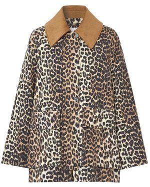 Ganni Light Jackets - Brown