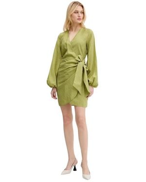 Never Fully Dressed Wrap Dresses - Vert