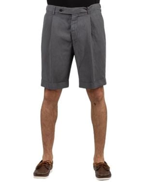 BERWICK 1707 Casual Shorts - Black