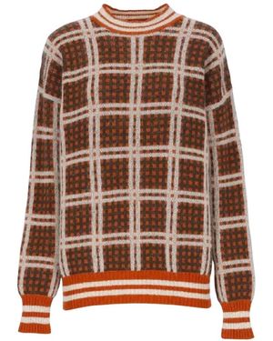 Marni Round-Neck Knitwear - Marrone