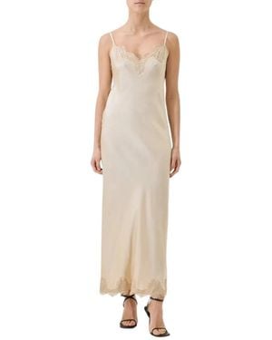 Pink Memories Maxi Dresses - Natural