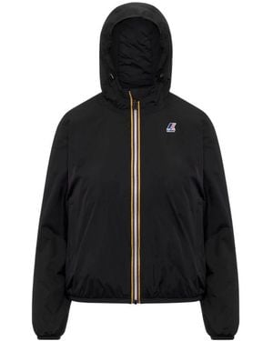K-Way Fitness ,Zwart ,Leer Claudette Warm Jacket