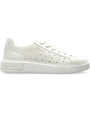 Bally Schoenen ,Leer Lift Sneakers - Wit