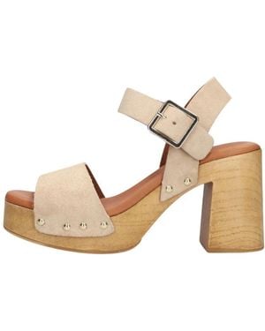 RED-RAG Flache Sandalen - Natur