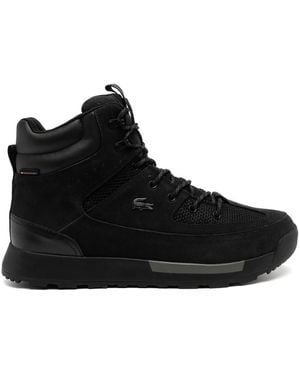 Lacoste Lace-Up Boots - Black