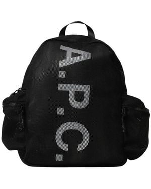A.P.C. Backpacks - Black