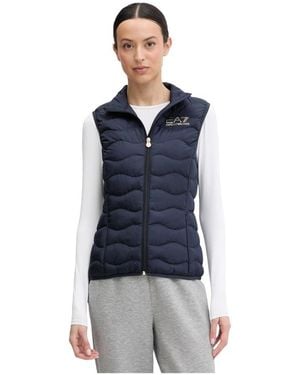 EA7 Gewatteerd Vest - Blauw