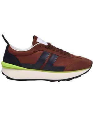 Lanvin Bumpr Nylon Sneakers - Braun