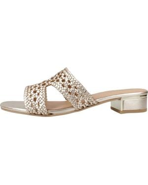 Gioseppo Heeled Mules - Metallizzato