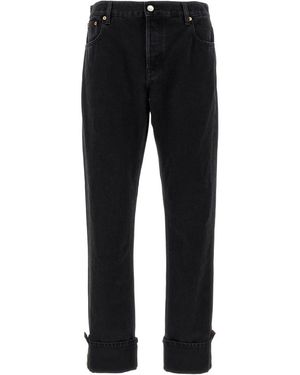 Gucci Klassieke Denim Jeans Voor Mannen - Zwart