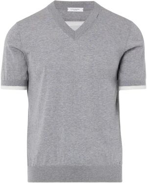 Paolo Pecora V-Neck Knitwear - Gris