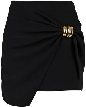 Elisabetta Franchi Short Skirts - Black