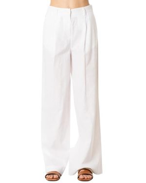 Jijil Broeken ,Wit ,Katoen Pantalone Ampio