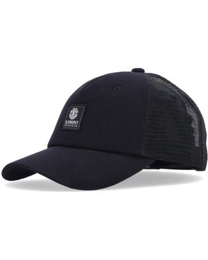 Element Gebogener schirm mesh trucker cap schwarz - Blau
