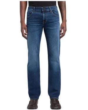 7 For All Mankind Straight Fit Jeans - Blue