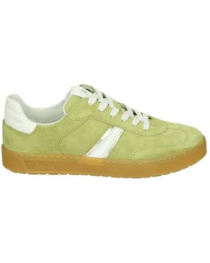 Sioux Schoenen ,Groen ,Leer Groene Sportieve Lage Schoenen Tedroso-Da-707
