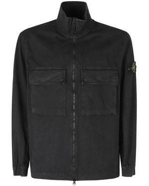Stone Island Light Jackets - Negro