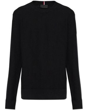 Moncler Round-Neck Knitwear - Nero