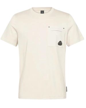 Moose Knuckles T-Shirts - Natural