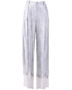 Ermanno Scervino Wide Trousers - Blue