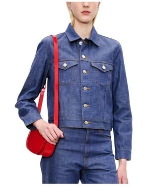 A.P.C. Denim Jackets - Blue