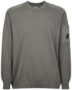 C.P. Company Round-Neck Knitwear - Gris