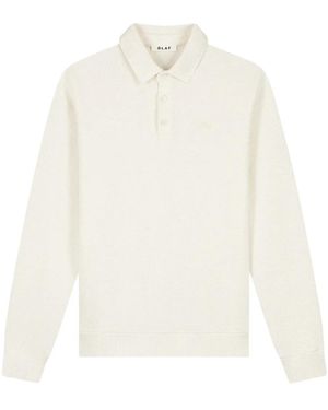 OLAF HUSSEIN Tops ,Wit ,Signature Oversized Polo