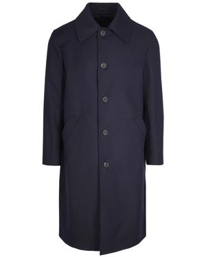 Lubiam Single-Breasted Coats - Blue