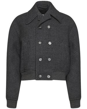 Ami Paris Zweireihige Wolljacke - Schwarz