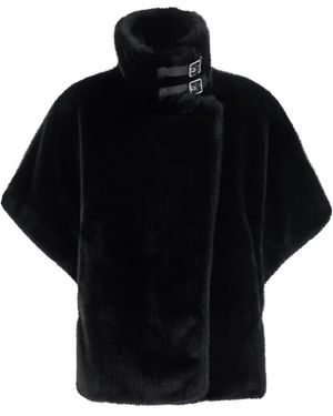 Pinko Faux Fur & Shearling Jackets - Black