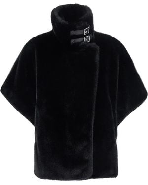 Pinko Faux Fur & Shearling Jackets - Black