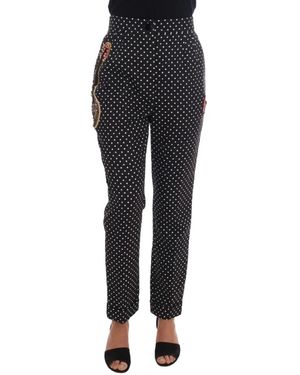 Dolce & Gabbana Slim-Fit Trousers - Nero
