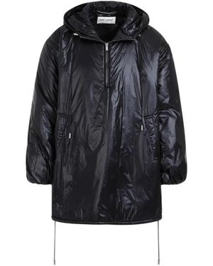 Saint Laurent Stylish Half-Zip Blouson Jacket For - Black