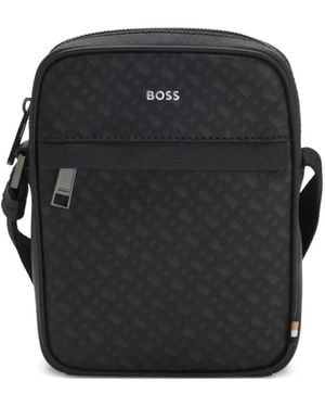 HUGO Zair Crossbody Bag - Zwart