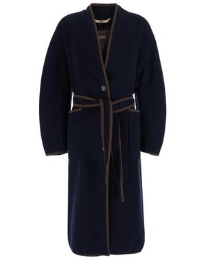 Bazar Deluxe Jassen ,Blauw ,Jas Met Borduursel Op De Rug