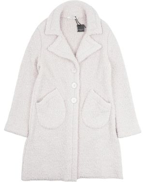 Charlott Single-Breasted Coats - Blanco