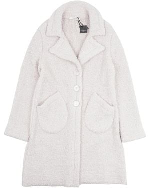 Charlott Single-Breasted Coats - Bianco
