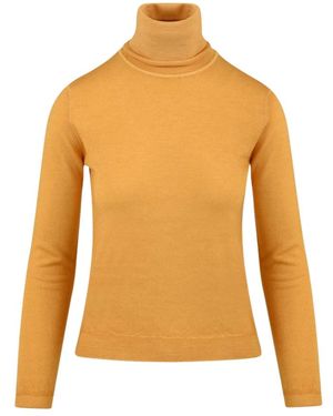 Aspesi Truien & Vesten ,Geel ,Turtleneck Trui - Oranje