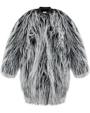 Sportmax Faux Fur & Shearling Jackets - Gray