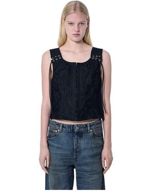 Our Legacy Sleeveless Tops - Negro