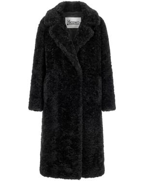 Herno Single-Breasted Coats - Noir