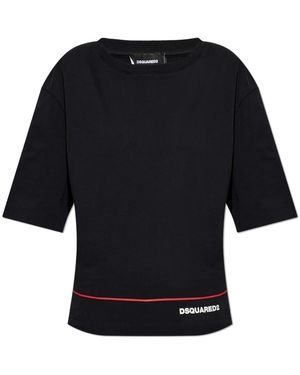 DSquared² Tops ,Zwart ,T-Shirts