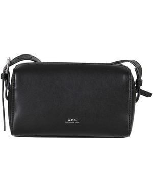 A.P.C. Tassen ,Zwart ,Leer Nino Camera