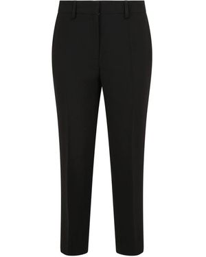 Blanca Vita Slim-Fit Trousers - Zwart