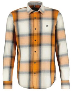 Lerros Herren Freizeithemd Langarm - Orange
