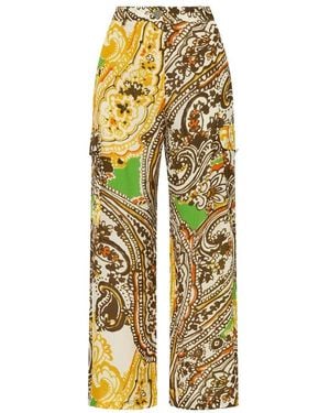 Maliparmi Wide Trousers - Amarillo