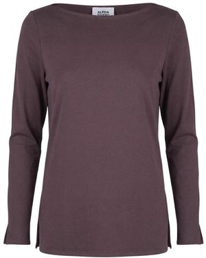 Alpha Studio Long Sleeve Tops - Viola