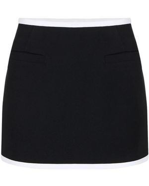 Iceberg Mini-Rok Met Lage Taille - Zwart