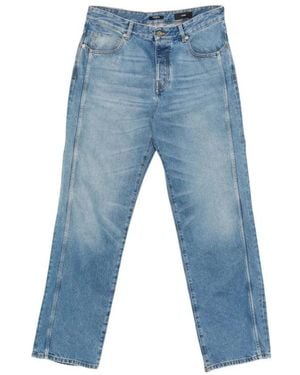Balmain Jeans Met Geborduurd Logo - Blauw