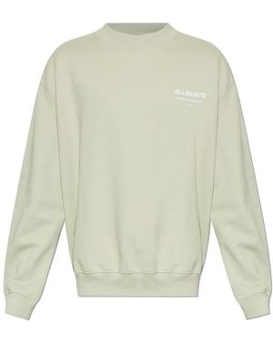 AllSaints Dreamer Oversized Crew Neck Sweatshirt - Wit